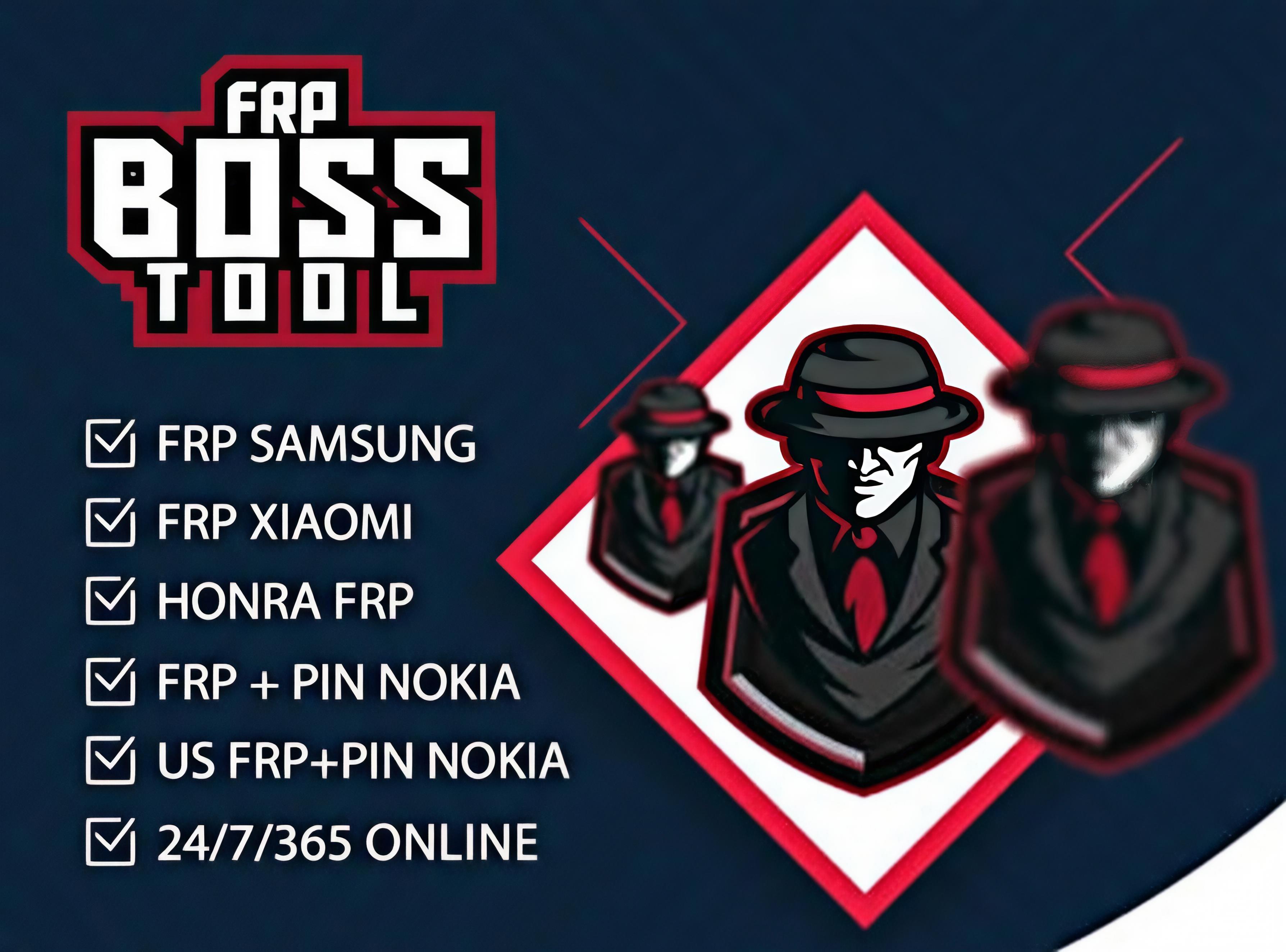 FRP BOSS TOOL - Instant Credits (Samsung/Xiaomi/Nokia Hmd) Auto API