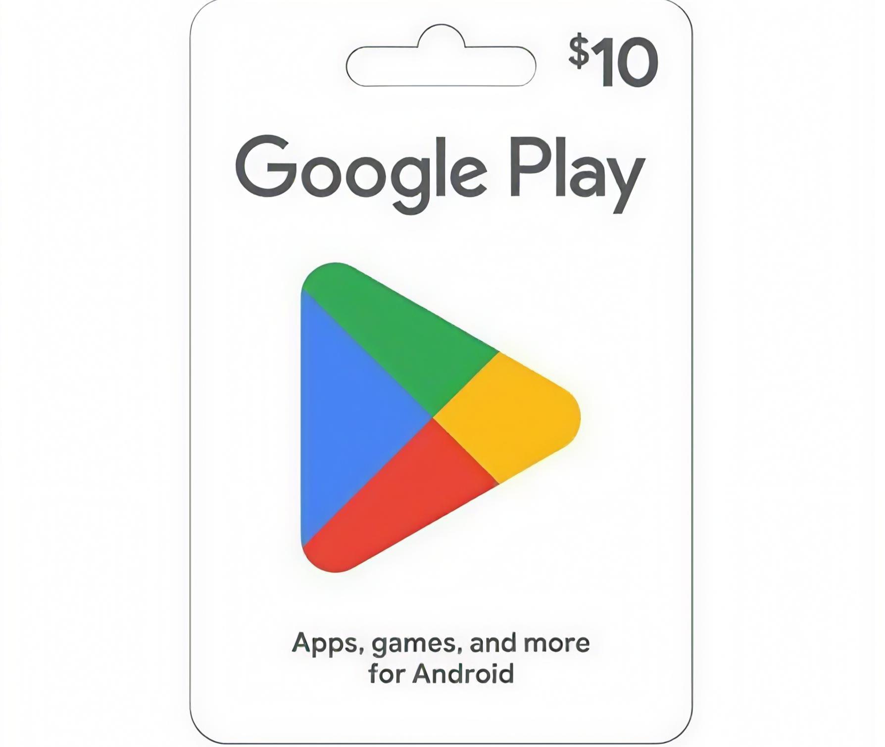 Google Play USD 10 Gift Card (US) Google Play US Store ONLY