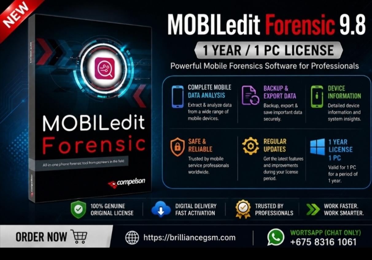 MOBILedit Forensic Ultra 9.8 1 Year licence